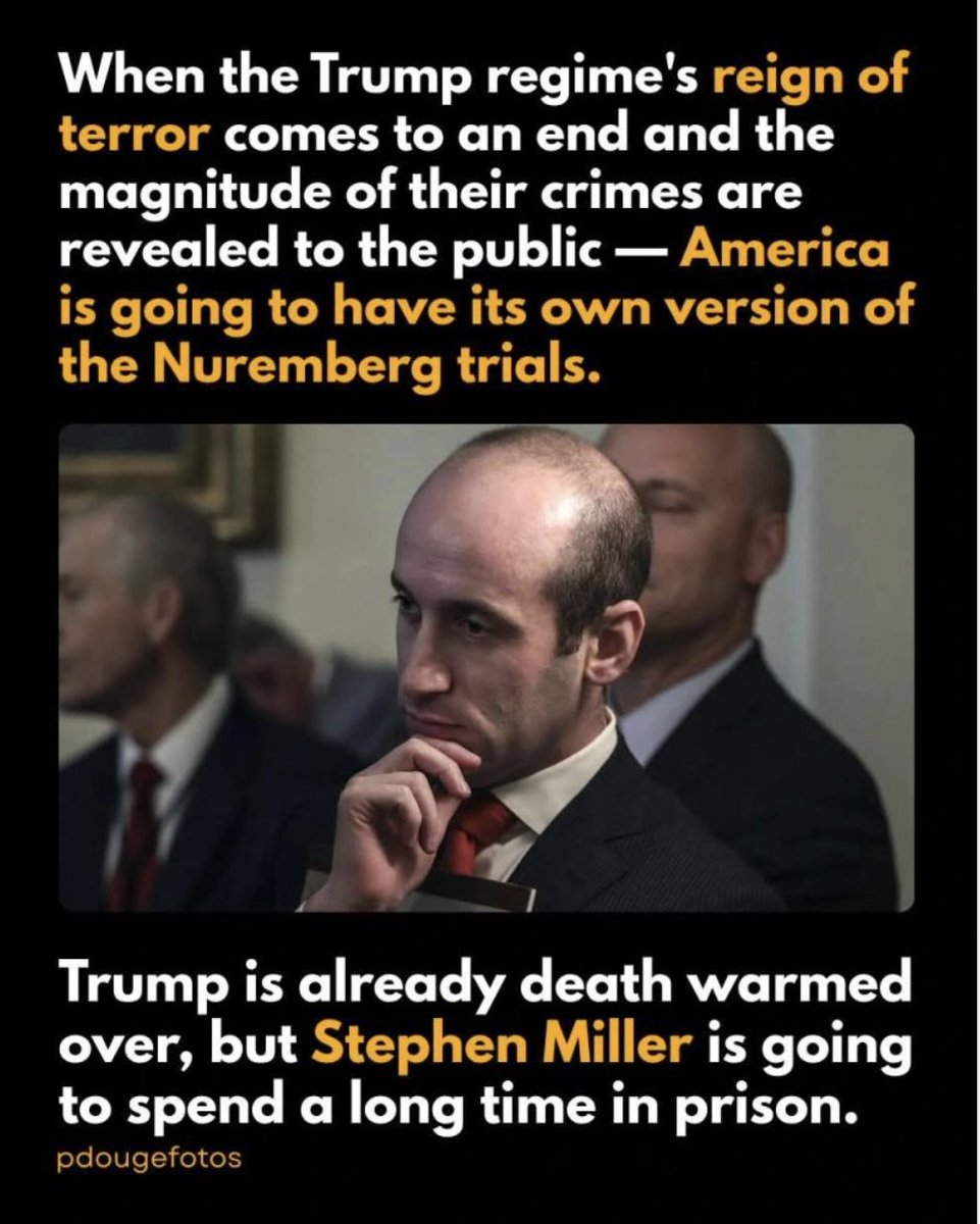 Democratic Coalition (@thedemcoalition) on Twitter photo "Stephen Miller is going to spend a long time in prison."
Please make it so.
#ResistTrump "Stephen Miller is going to spend a long time in prison."
Please make it so.
#ResistTrump