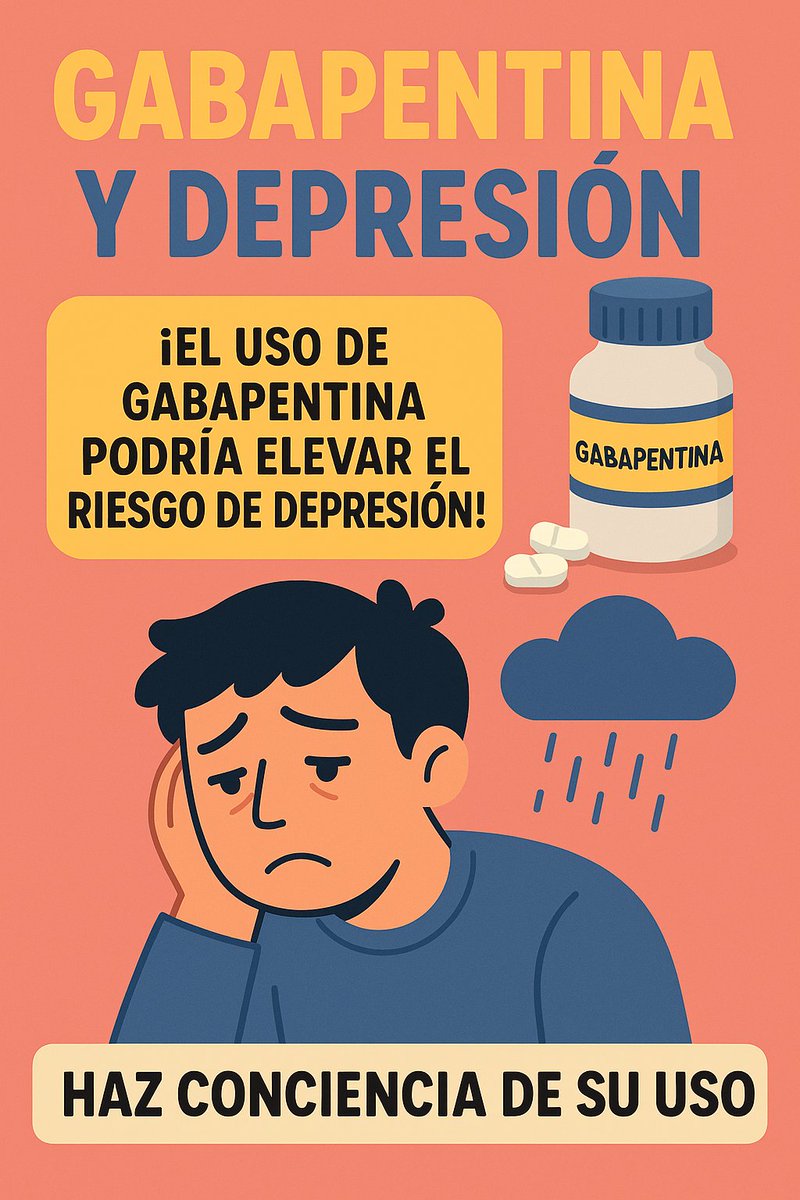 Un estudio reciente encontró que el uso de gabapentina se asocia con un mayor riesgo de depresión y pensamientos suicidas, especialmente en mujeres y en personas que duermen menos de 7 horas por noche.
doi: 10.1097/MD.0000000000044010