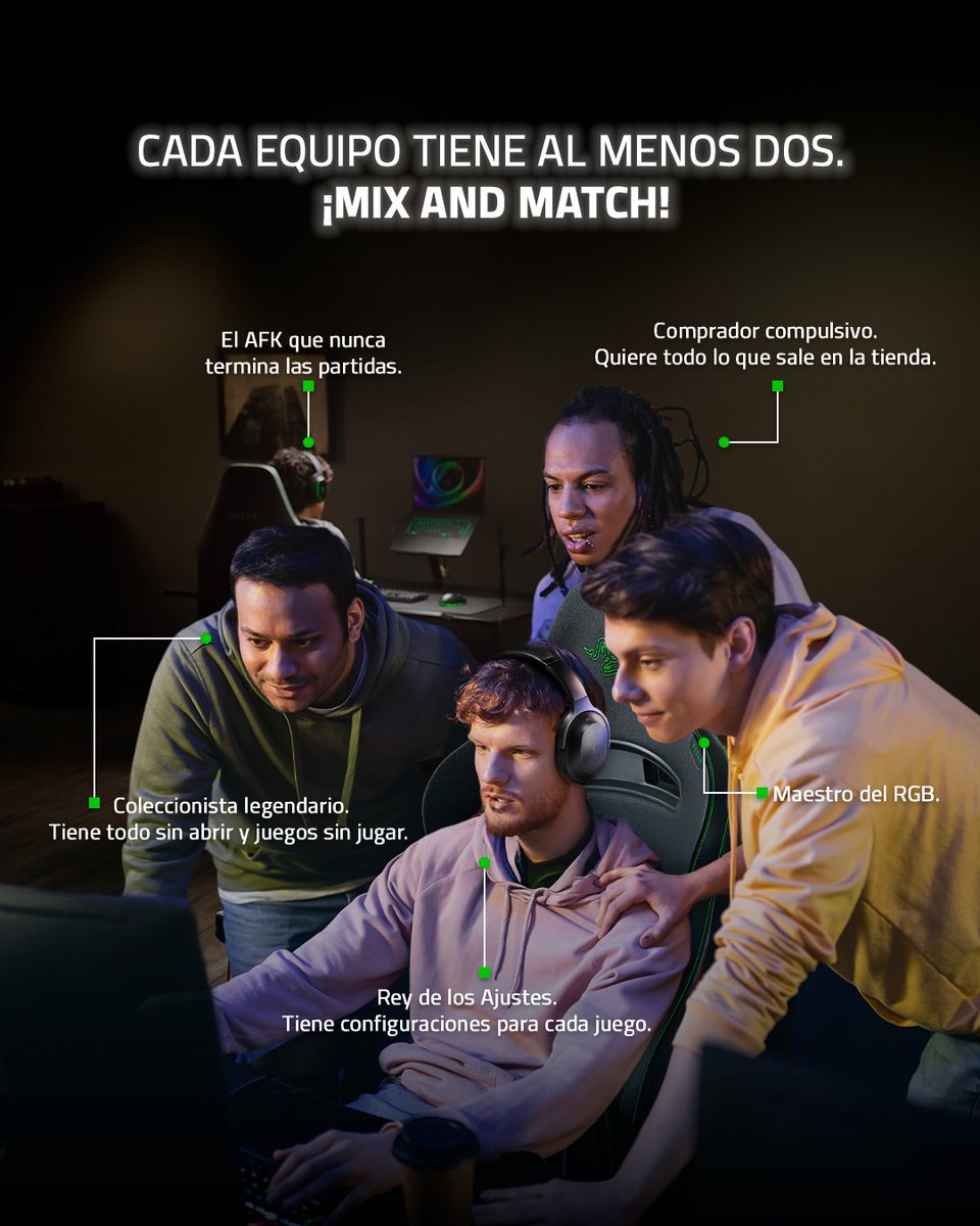 RazerLatino's tweet image. No importa qué tipo de gamer eres, eleva tu experiencia al máximo con Razer. 🐍

#Razer #SetUpGamer #Gamer