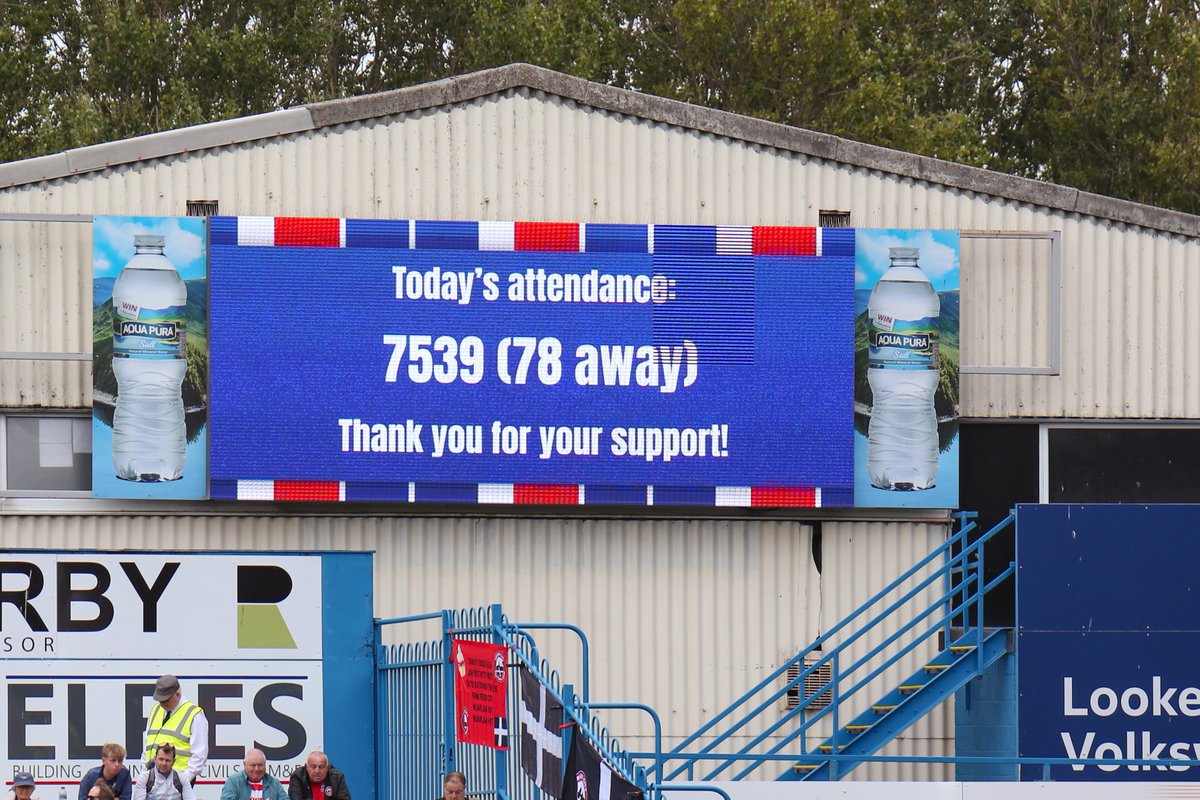 joncolman's tweet photo. 👏 Respect to the 78 Truro City fans who made the 440-mile trip to Brunton Park to watch their team against Carlisle United today - English football's longest journey to date.

(Photos: @ben_holmes33 / @newsandstar) #cufc https://t.co/Bac7dgzzXI