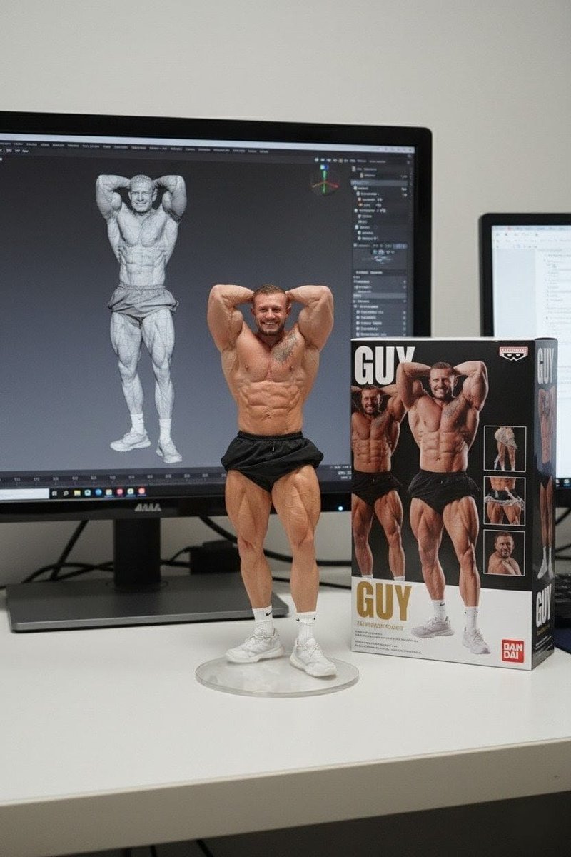 guycharding's tweet image. When AI creates the perfect mini me 😜 💪🏼

There's another 6 of these over on my IG. Who's gonna collect them all?

instagram.com/guycharding