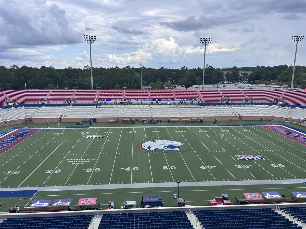 🏈: <a href="/GreenWaveFB/">Tulane Football</a> at South Alabama
🏟️: Hancock Whitney Stadium
⏰: 5p CT
📻: 106.7 The Ticket
📱: thevarsitynetwork.com/audioapplink/s…
📡: <a href="/SIRIUSXM/">SiriusXM</a> 380

#RMFW