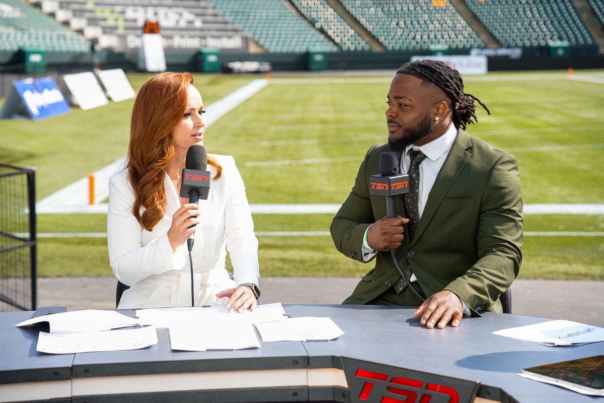 Very thankful for <a href="/CFLonTSN/">CFL on TSN</a> for having me this morning!  Labor Day Rematch this evening 🔥 #GoElks #FA1TH💙