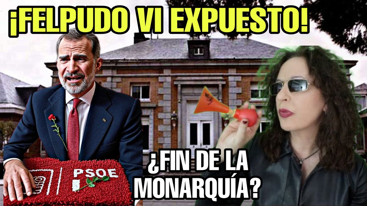 inMatrix5's tweet photo. 👑🇪🇸 ¿Felipe VI o Felpudo VI?
Del discurso del 155 en 2017 a la sumisión total a Sánchez y la influencia de Letizia.
👉 La monarquía española, en su mayor crisis.
📺 Míralo ya en YouTube: https://t.co/fktzRxObOS
#FelipeVI #PedroSánchez #Letizia #Monarquía #espanasequema https://t.co/UwGIVW00p5