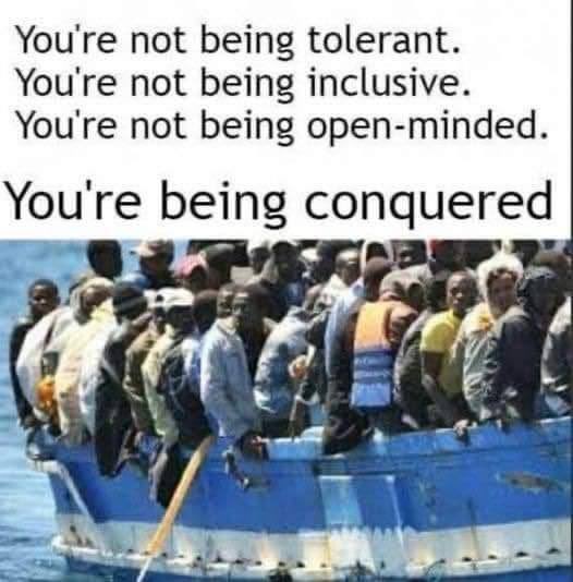 The Tyrannists’ Plan (@eltiranistas) on Twitter photo <a href="/iAnonPatriot/">American AF 🇺🇸</a> Returning invading boats of "refugees" to their home countries BEFORE they land is a great idea and proper
In previous times, these were people from Cuba and Vietnam who almost all assimilated. But, with Socialists allowing the "asylum exploit" to bring in invading troops... <a href="/iAnonPatriot/">American AF 🇺🇸</a> Returning invading boats of "refugees" to their home countries BEFORE they land is a great idea and proper
In previous times, these were people from Cuba and Vietnam who almost all assimilated. But, with Socialists allowing the "asylum exploit" to bring in invading troops...