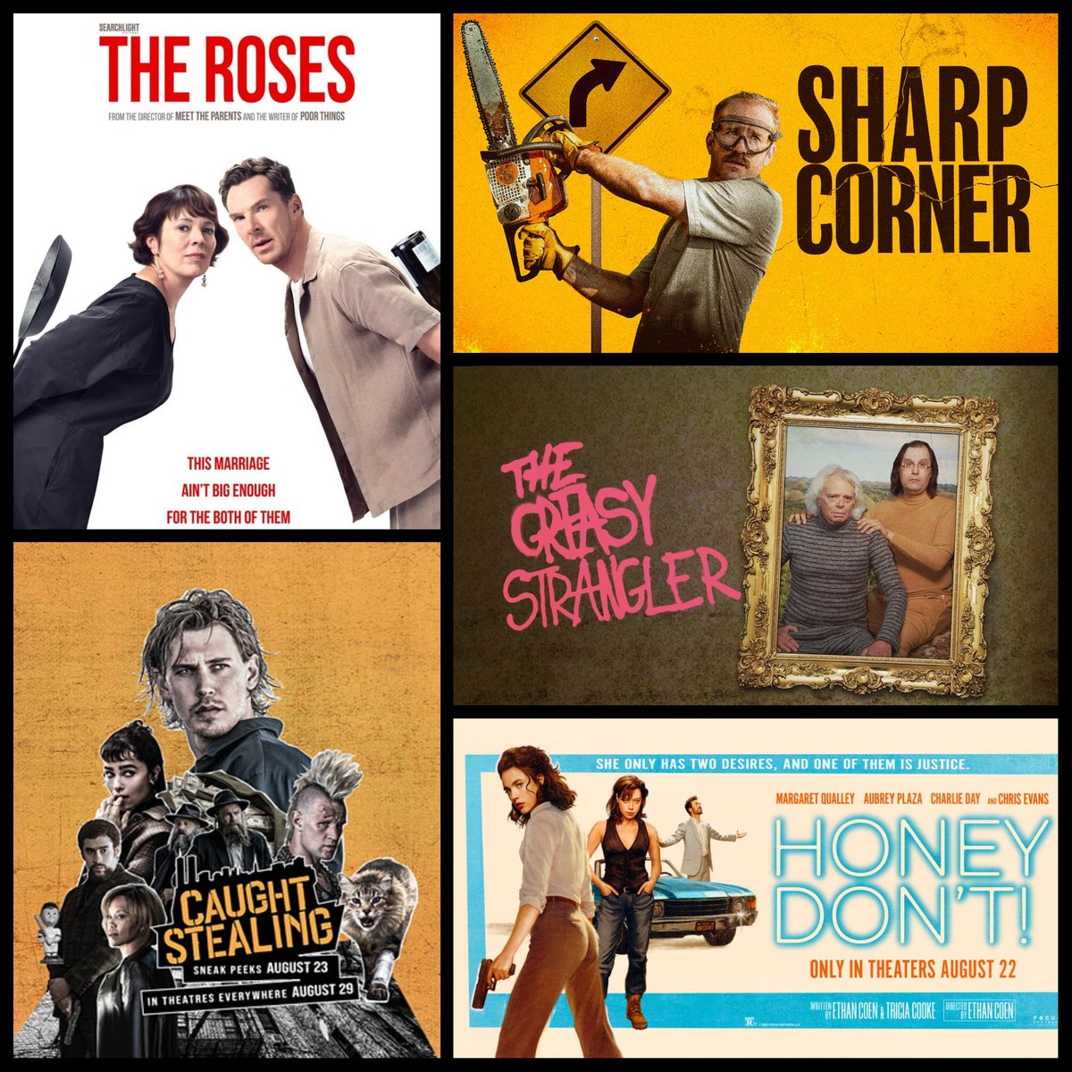 Movie_Toast's tweet photo. Press https://t.co/yB5MxWACST
to download our #filmreviewpodcast for #reviews of the following #films
#TheRoses
#CaughtStealing
#HoneyDont
#SharpCorner
#TheGreasyStranger https://t.co/Y4IpgIuOX2