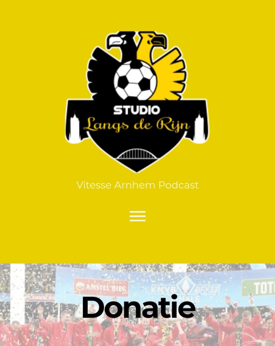 Wil jij Vitesse supporters met een kleine portemonnee helpen aan een seizoenskaart? Doneer dan!

studiolangsderijn.nl/donatie/

I.s.m. Vitesse Betrokken wordt het gedoneerde bedrag 
omgezet in seizoenskaarten. Doneren kan tot 20/09/25.

De fooi kun je op 0 zetten.

Bedankt 💛🖤
