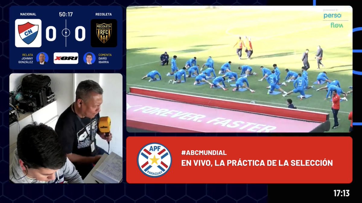 🚨 EN VIVO, el entrenamiento de #Paraguay en el Defensores del Chaco.

¡Seguilo por <a href="/ABCTVpy/">ABC TV Paraguay</a> en Youtube!

#CardinalDeportivo 

youtube.com/live/dGRQK4bJ8…