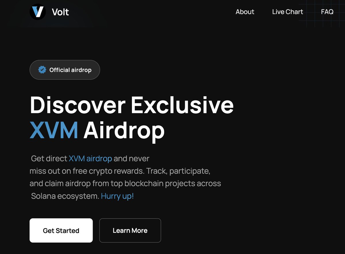 🌠 The $XVM Airdrop is Now Active! Join today at 👉 https://t.co/rp5OKfKpuf  Link your Solana wallet and seize your free $XVM opportunity. ⚡ Hurry,  slots are limited—act fast! #XVM #WLFI #SolanaAirdrop