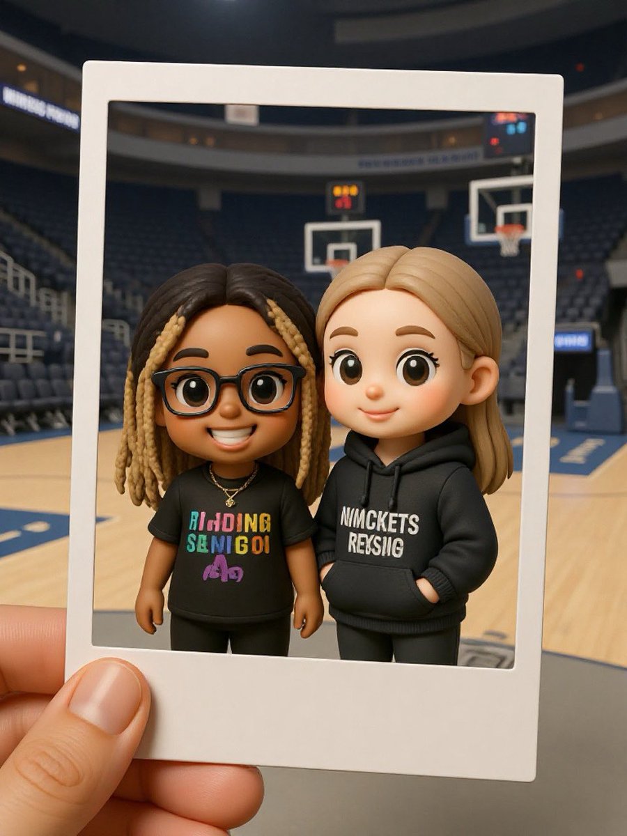 Hello from <a href="/paigebueckers1/">Paige Bueckers</a> and I!👋🏽👋🏽👋🏽🏀💚🤍💚🤍