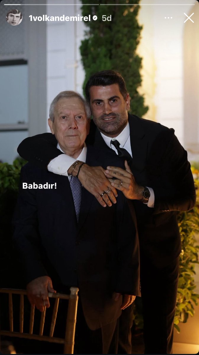Volkan Demirel: “Babadır!”