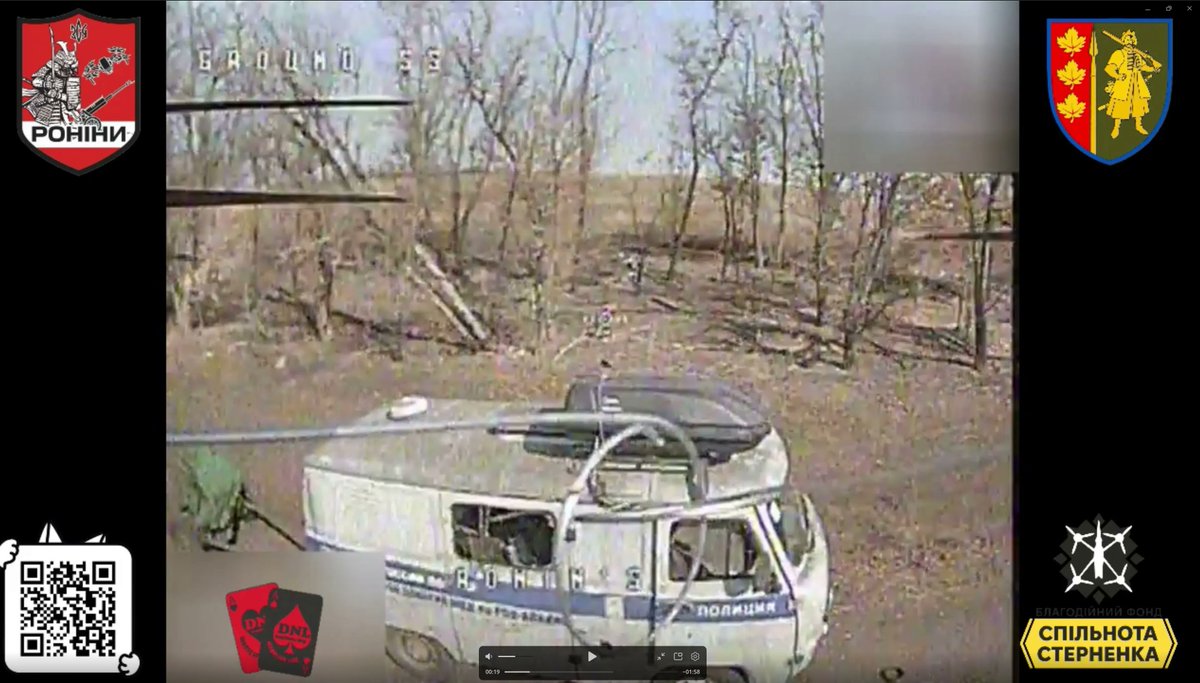 Perfetto, la Russia sta iniziando a riadattare i vecchi furgoni della polizia, e dopo avergli messo un paio di antenne sul tetto (la guerra elettronica è importante!) li spedisce direttamente al fronte.
Il secondo esercito del mondo, ridotto con il furgone di Scooby Doo.
Ma va