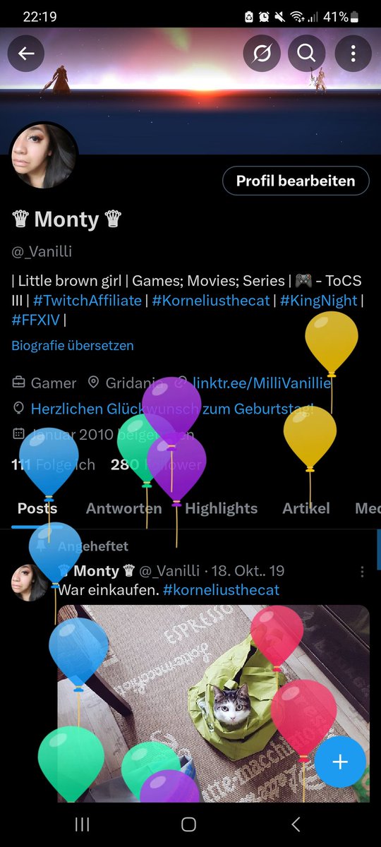 Danke heut für alle Glückwünsche! Der Tag war super, viel gegessen, gelacht und gespielt. Aber jetzt bin i au müde ey. Man wird ja och net jünger, wa'? 😴