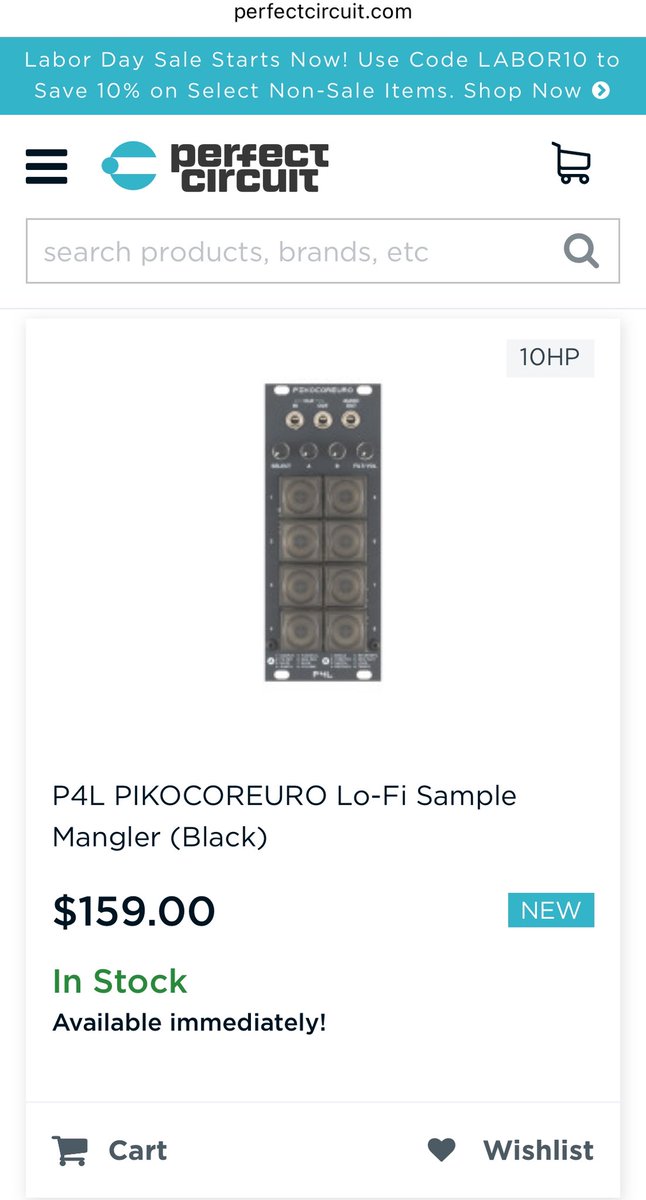 アメリカのシンセサイザーショップ
Perfect CircuitでP4L MODULARの取り扱いが始まりました。
海外ショップでの取り扱いはブランドとして一つの目標でもあったので嬉しい限りです。
perfectcircuit.com/catalogsearch/…