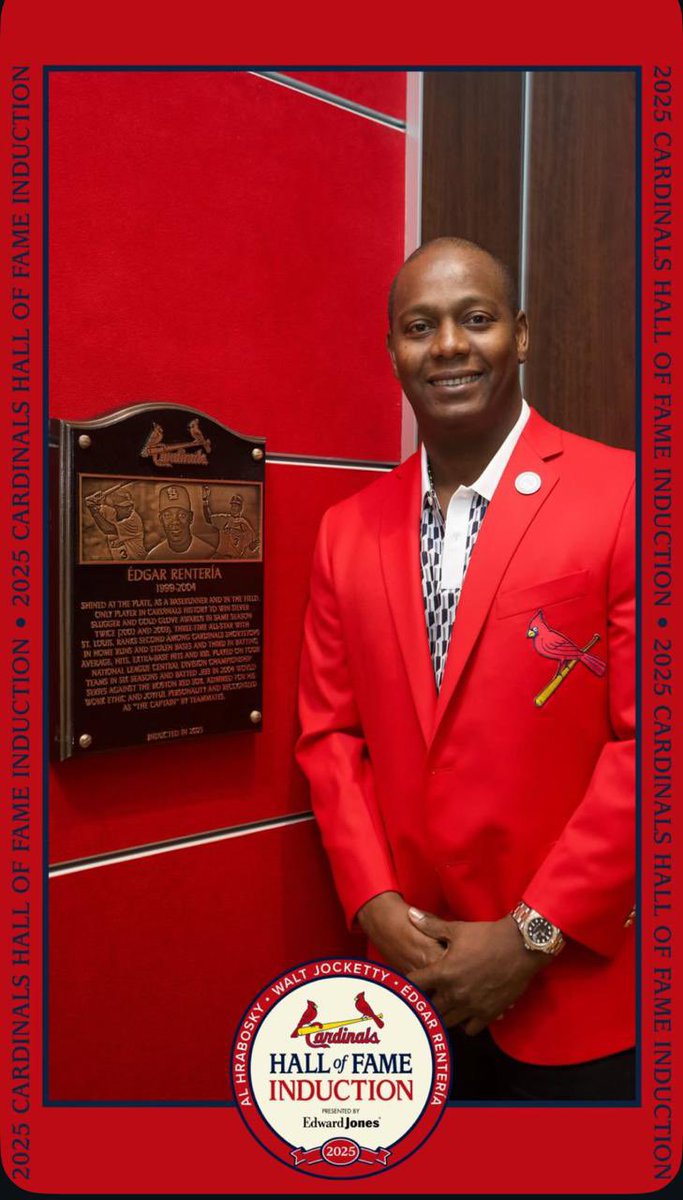 Felicidades <a href="/HitRenteria/">Édgar Rentería</a> Hall of Fame <a href="/Cardinals/">St. Louis Cardinals</a>