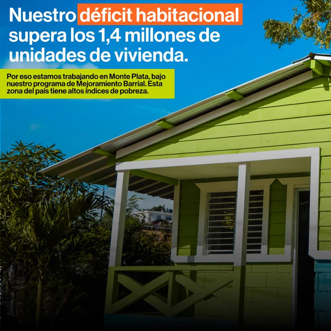 🏠 En la República Dominicana el déficit habitacional supera los 1.4 millones de viviendas.
Muchas de ellas aún se encuentran en condiciones precarias: pisos de tierra, paredes de madera frágil y techos de zinc en mal estado.
Ante esta realidad, en Hábitat para la Humanidad trabajamos para que al menos 340 familias en situación de vulnerabilidad puedan acceder a un hogar digno, dando prioridad a:
✔️ Mujeres jefas de hogar
✔️ Jóvenes de 18 a 35 años
✔️ Familias en asentamientos informales
💡 Porque una vivienda adecuada no es un lujo, es la base para el desarrollo y la transformación social.