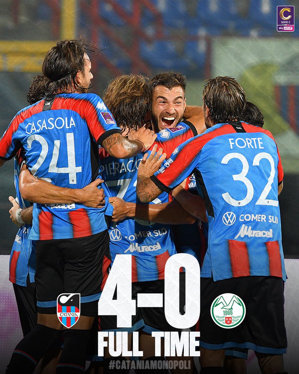 Fischio finale del match ❤️💙

#CataniaFC #CataniaMonopoli