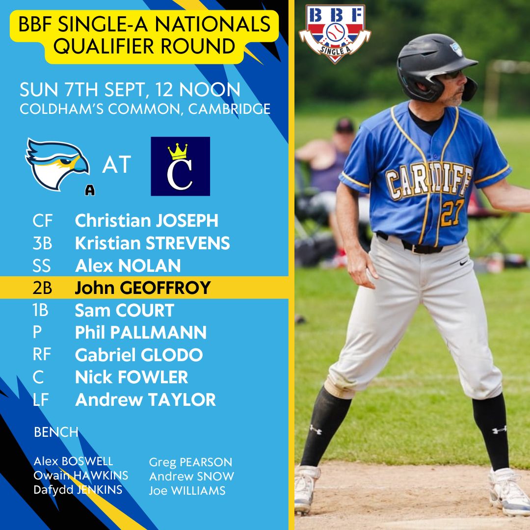 Both our teams are in playoff action tomorrow. Merlins AA face Guildford Mavericks in BBF Double-A semi-finals at Grovehill Ballpark in Hemel Hempstead. 3pm start.

At Single-A, Merlins A have a trip to play Cambridge Royals, starting at 12 noon.

Go Merlins!!!