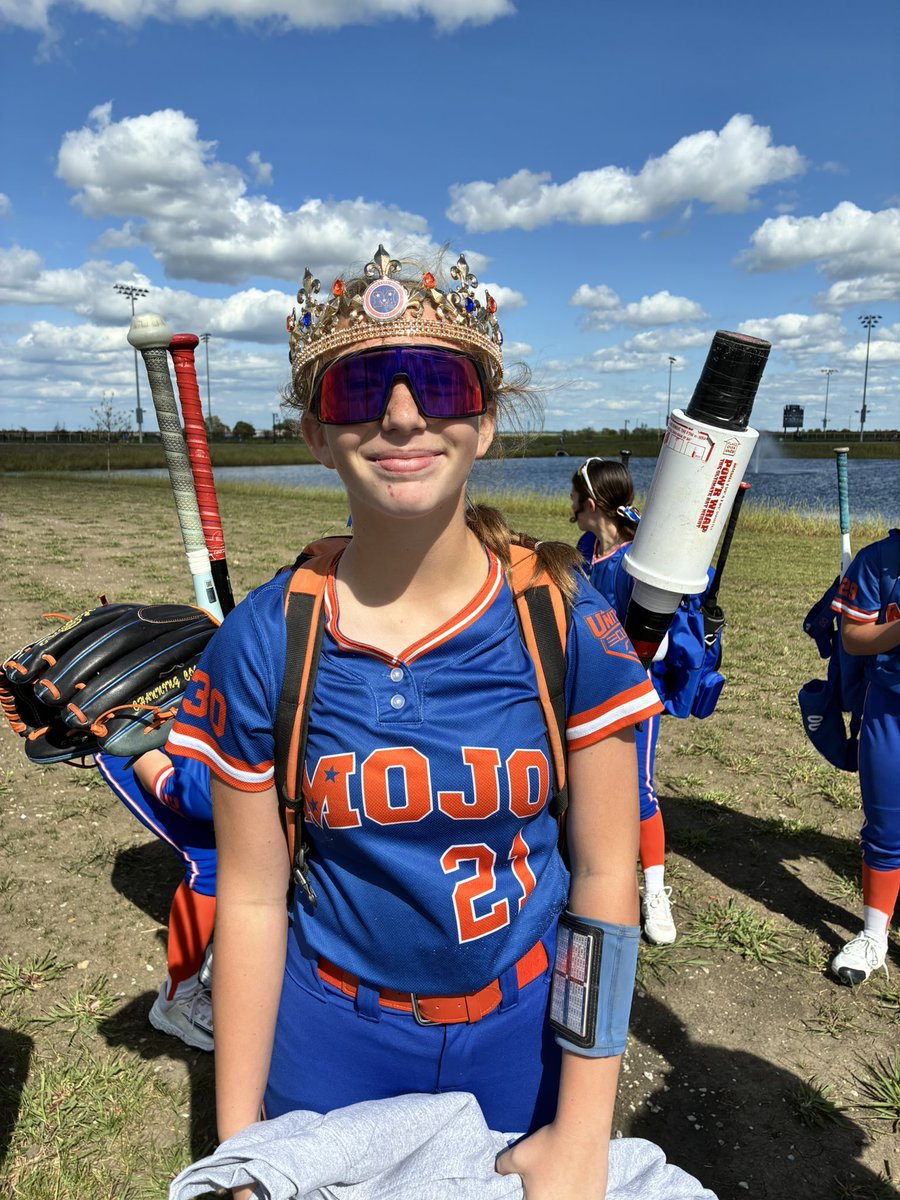 👑 Queen Of The Diamond 👑

What an incredible performance to secure the team crown! Her laser-focused throw to second base, those slick glove flips, and that insane double play were the definition of clutch. So proud of you, Channing! 👏