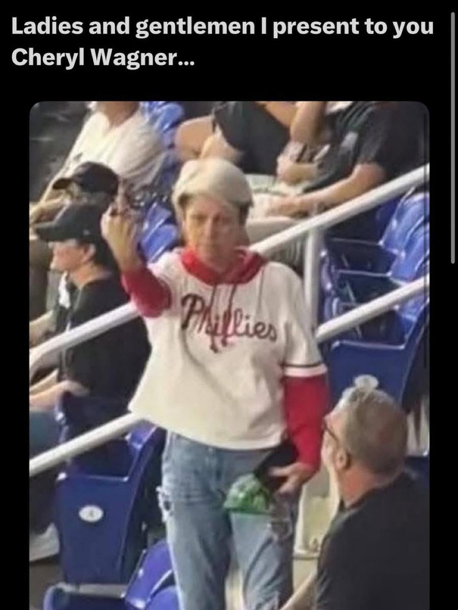 The ball stealing Phillies K-Ren is Cheryl Wagner. She works in social services

Oh and to top it off, her Linkedin profile says she’s known for patience &amp; compassion 🙄