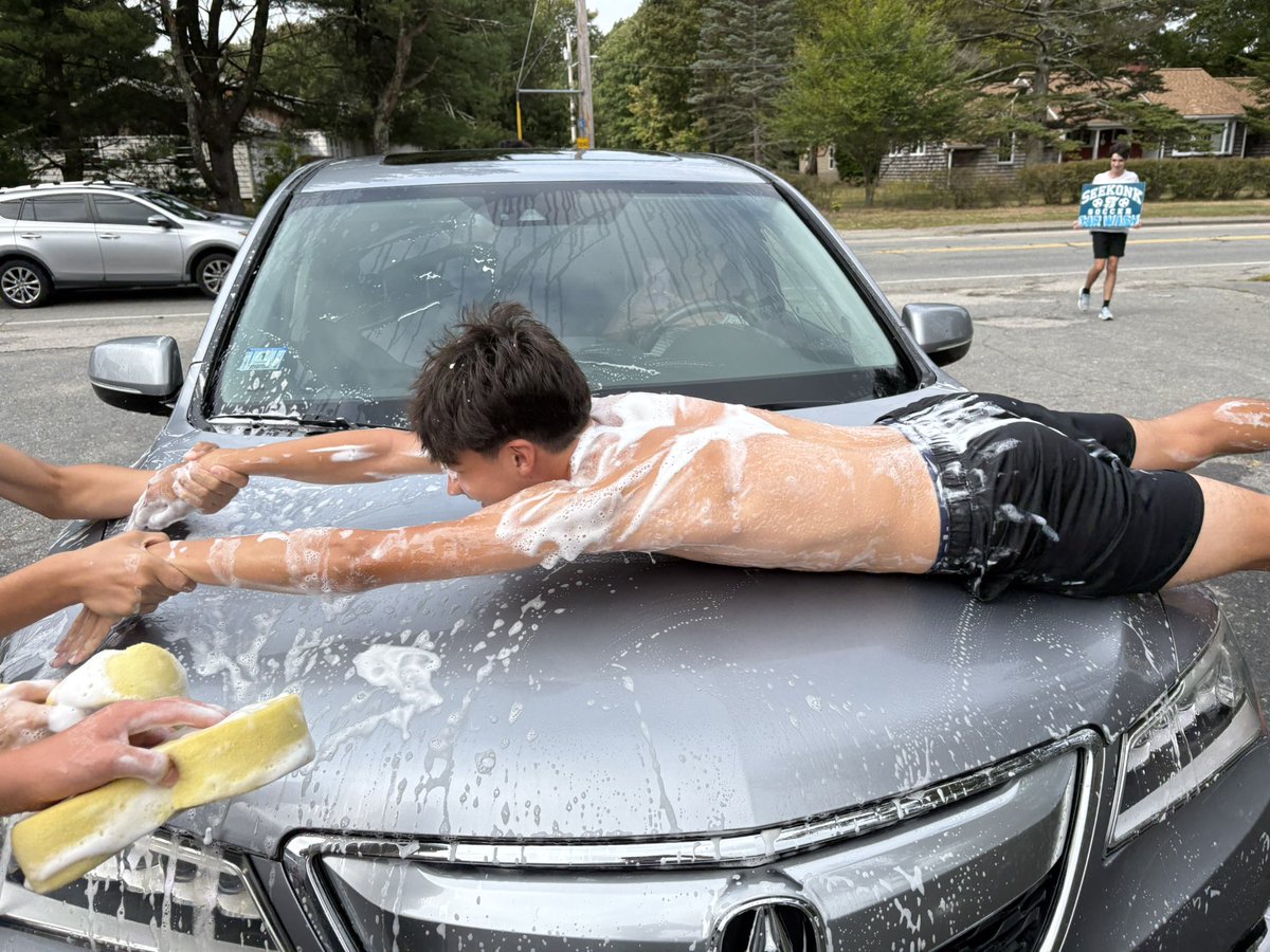 Huge thank you to all who came out today to support the SHS Boys Soccer program car wash fund raiser !