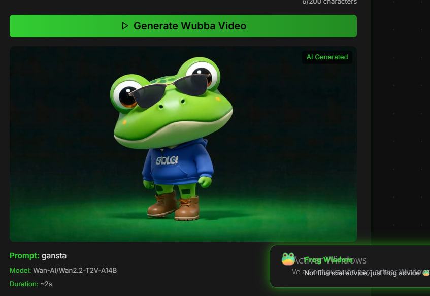 wubx_sol's tweet photo. Our latest Text → Video generator is now LIVE! 🎥✨
This is just the beginning… the Volume Bot launch is around the corner, and with nonstop buybacks the chart won’t sleep 🚀📈

Get in, get creative, and get hyped — it’s time to go PRO ⚡️WEBSITE - https://t.co/b7loIpc9C8 https://t.co/IjTou8is1U