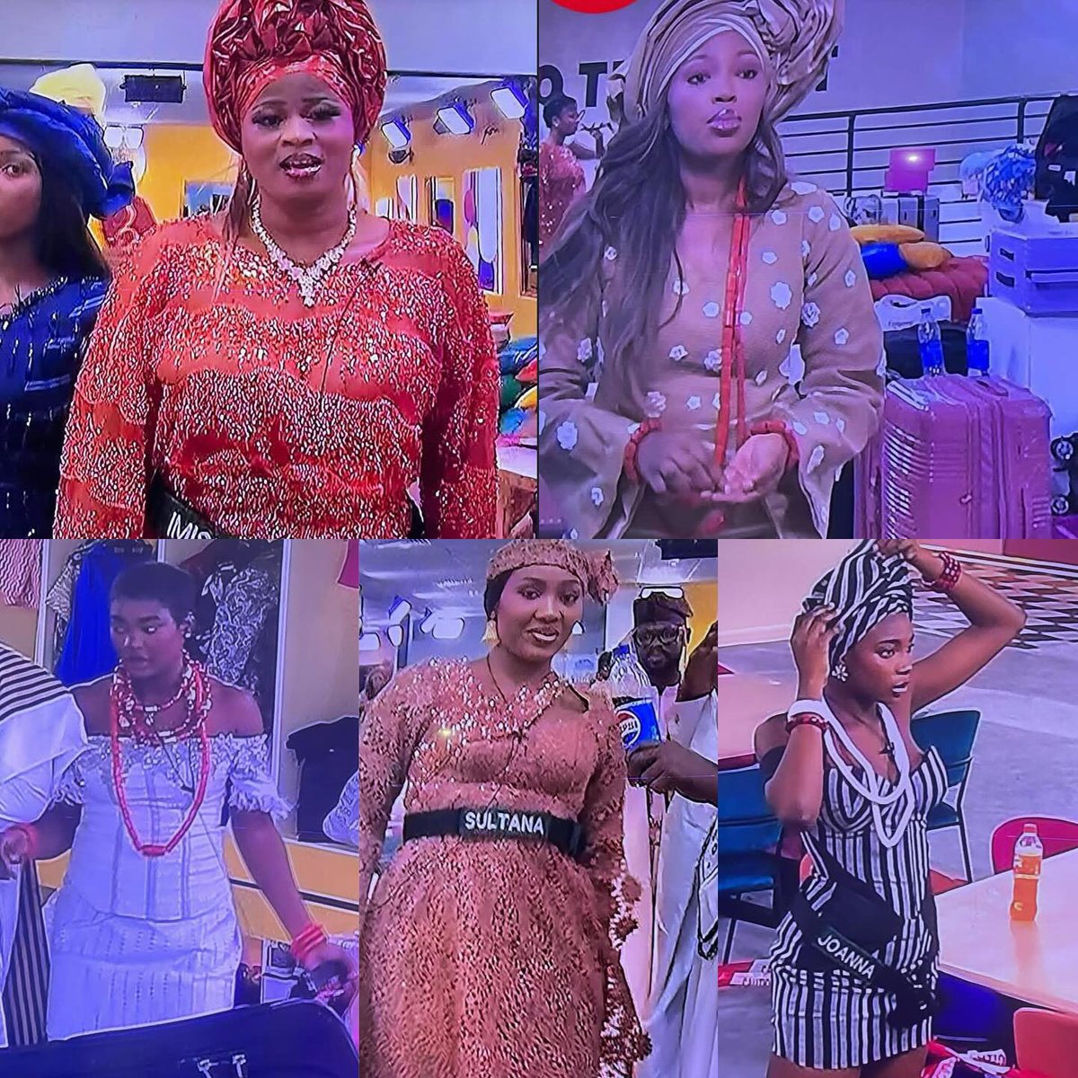 metronaija's tweet image. Photos of all  BBNaija housemates tonight 

They all look colourful representing the tribes in Nigeria.

Its Owambe Night

Its a thread

Who is the best dressed?