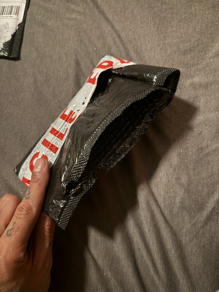 What is wrong with <a href="/RoyalMail/">Royal Mail</a> @RoyalMailHelp i have had 4 parcels dilivered and this is how one of them came! Empty and ripped open and still delivered as is! What a joke im fuming!! Thats a lot of money just stolen by you!! Its happening all over the country! Disgusting!!