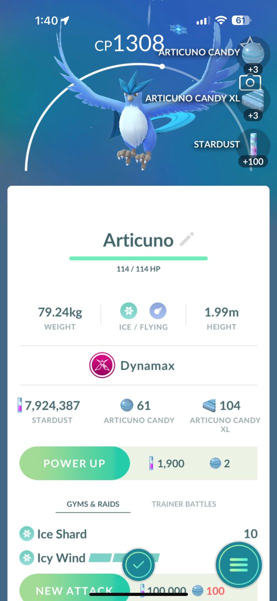 Good news for PVPers with the Kanto Bird ticket in the shop. It rewards level 15 birds!

#pokemongo #playpokemon