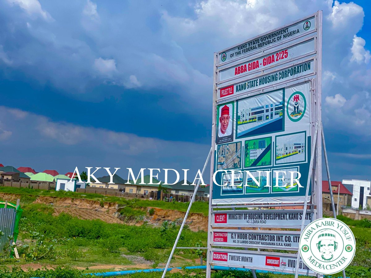 The construction of Kano State Housing Corporation Head Office at Kwankwasiyya City is part of Gov. Abba K Yusuf’s initiative to bring the agency closer to homeowners in Kwankwasiyya and Amana Cities.

#AbbaIsWorking.
