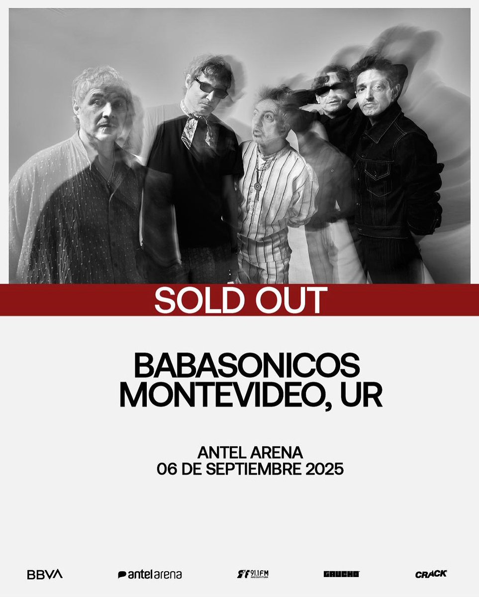 GAUCHO (@gaucho_uy) on Twitter photo Lo que está por pasar en Montevideo no tiene precedentes: <a href="/babasonicos/">BABASONICOS</a> se prepara para vivir el show más grande de su historia en Uruguay.
Un encuentro destinado a ser leyenda.
#ProduceGaucho Lo que está por pasar en Montevideo no tiene precedentes: <a href="/babasonicos/">BABASONICOS</a> se prepara para vivir el show más grande de su historia en Uruguay.
Un encuentro destinado a ser leyenda.
#ProduceGaucho