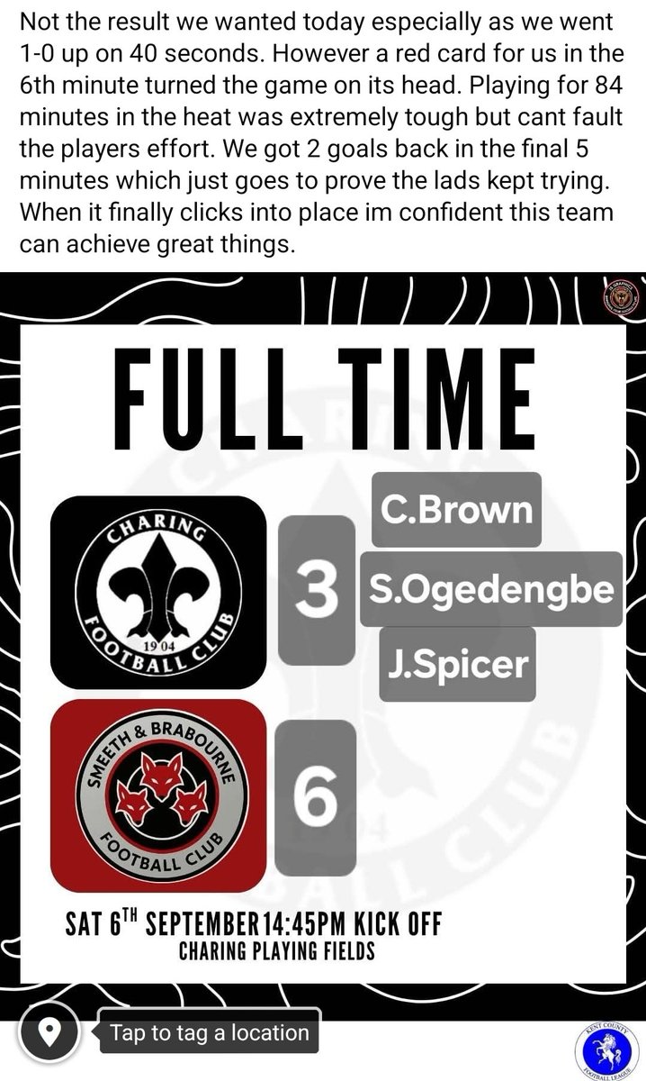 Charing Football Club tweet media