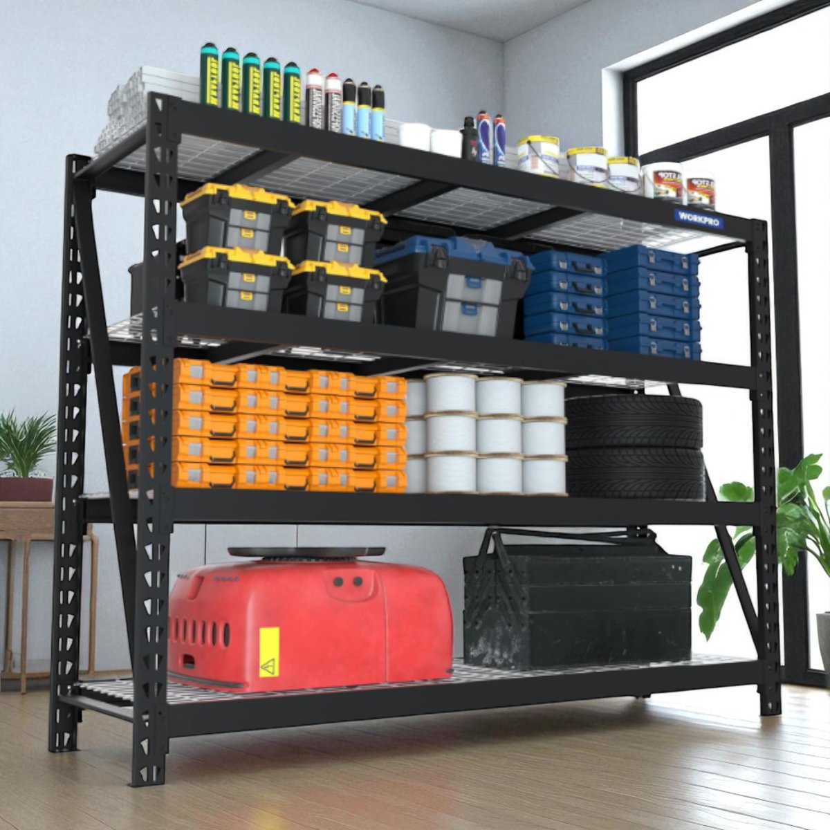 workpro_tools's tweet image. 💪 So many WORKPRO heavy-duty storage shelving options got you organizing all your garage gear. Discover them all at /collections/shelving & shorturl.at/eZVVx
#workprotools
#shelving
#organizedlife
#StorageSaturday