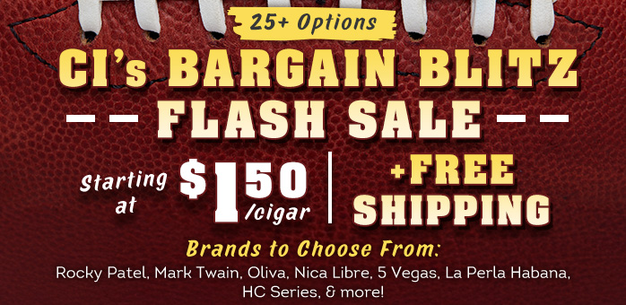 Football’s back and your humidor’s hurting—CI’s Bargain Blitz is here to save the season! 🔥💨 Over 25 cigars from $1.50, up to 77% off, plus free shipping. Big thrills, small bills. Stock up now before the final whistle blows!
bit.ly/42Ztwef
