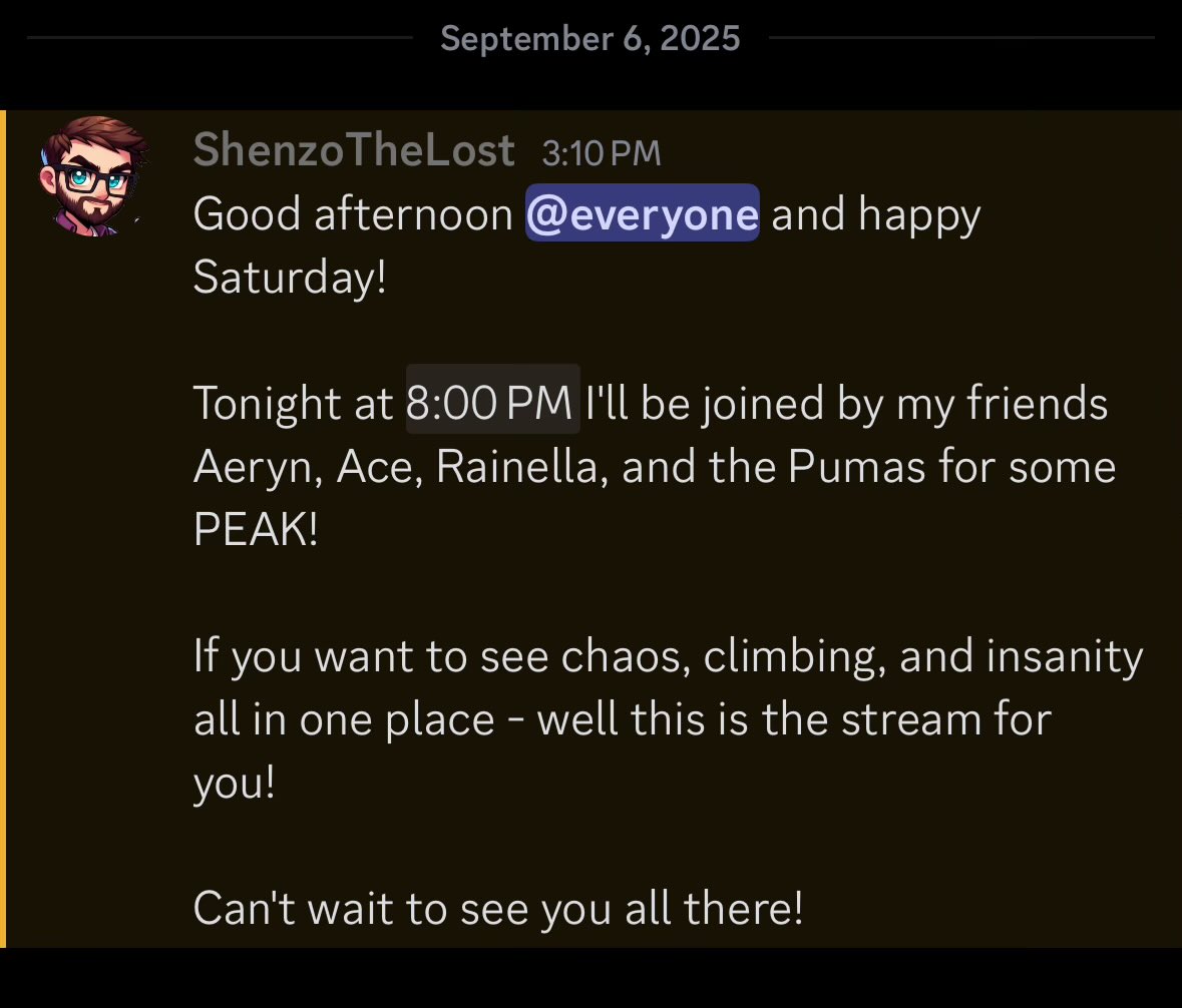 I was going to say something clever and funny, but <a href="/ShenzoTheLost/">Shenzo The Lost</a> took care of everything 

You’ll also see <a href="/AerynParty/">AerynParty</a> <a href="/Acescorcher1/">Acescorcher</a> <a href="/Darklunastar86/">Nancy ( rainella_star86)</a> 

BE THERE!!