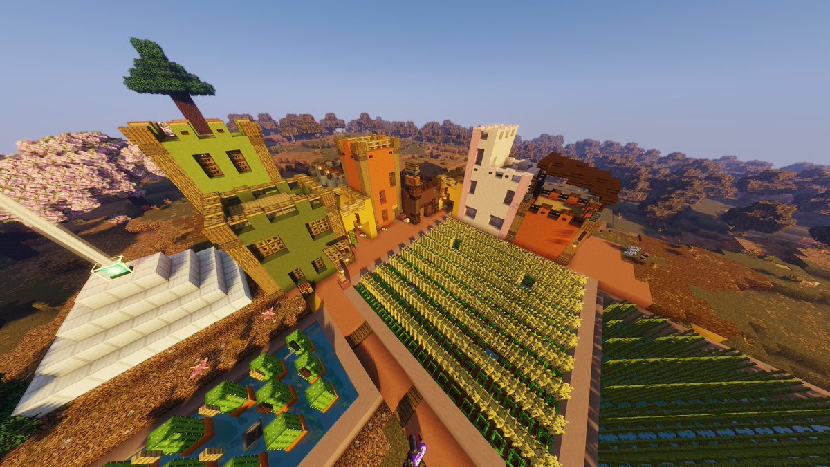 StacheAndCo's tweet photo. Terracottaburg is looking pretty good on #EmeraldBaySMP https://t.co/s5AUmIZkxR