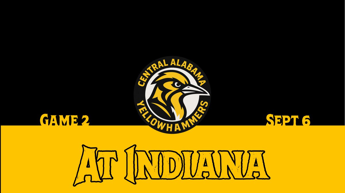 FINAL: UCA 24, #23 Indiana 3

The Yellowhammers dominate in Bloomington for their first-ever win over a ranked FBS opponent!
•Treyvon McNeil: 19/24, 221 yds, 2 TDs, 1 rush TD
•Defense: 187 total yds allowed, 23 rush yds

officialucafootball.wordpress.com/2025/09/06/uca… 

#HammerTime | #GoHammers