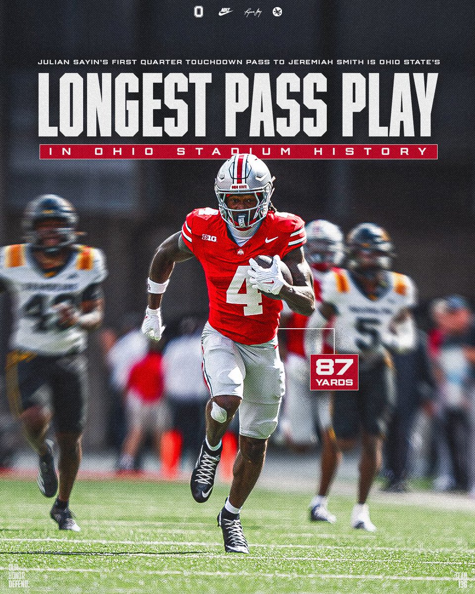 Rewriting the record books 📝

<a href="/Jermiah_Smith1/">Jeremiah Smith</a> | #GoBucks