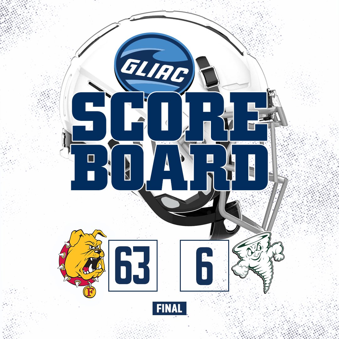 GLIACsports's tweet photo. No. 1 Ferris State piles up 625 yards of offense and forces three turnovers on defense in a dominating nonconference road win.

#WhereChampionsCompete #GLIACFB🏈 https://t.co/GtmRTzYqQQ