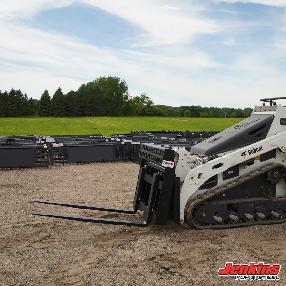 Small in size, heavy-duty in build. Our Mini Pallet Forks bring Jenkins durability to compact machines.
Work smarter without sacrificing strength.

#landscapeing #heavyduty #durable #jenkins #grapple #brushmower #bucket