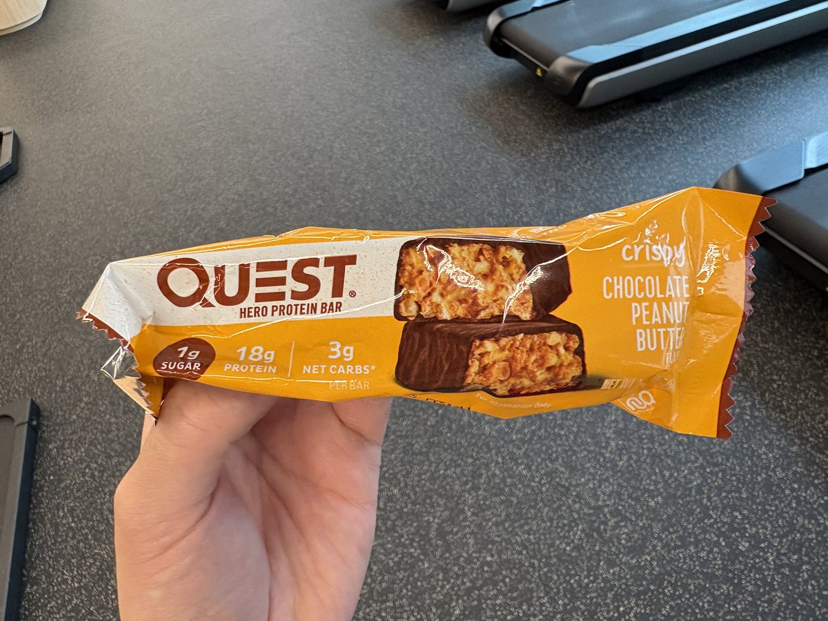 I’m really liking the new quest crispy protein bars