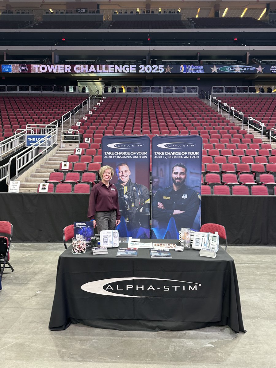 AlphaStim's tweet image. A humbling challenge to honor the heroes of 9/11 and the heroes who serve today. Alpha-Stim was proud to join Mindfit for Life today for the 9/11 #TowerChallenge benefiting the @100ClubAZ, which supports #firstresponders and their families in times of tragedy.