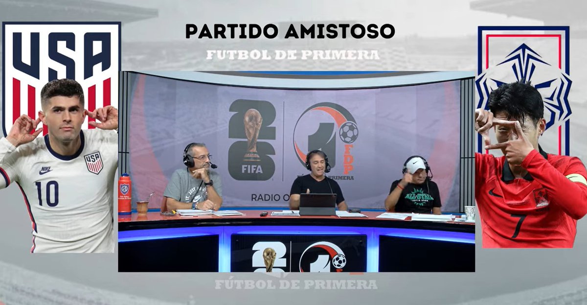 🚨 Arrancó el duelo en el Sports Illustrated Stadium, Harrison, NJ   🚨

📢  Dirige: <a href="/AndresCantorGOL/">ANDRES CANTOR</a> 📢

🎙️   Relata: <a href="/sadovnik1965/">Sammy Sadovnik</a> 🎙️

🎙️ Comentarios: : <a href="/RosaBeatrizSW/">Rosa Sanchez Worley</a>, <a href="/manuelsol/">manuel sol</a> y <a href="/dchapela/">Daniel Chapela 🇻🇪</a>  🎙️

📻  Transmisión exclusiva de Fútbol de Primera 📻 #Amistoso