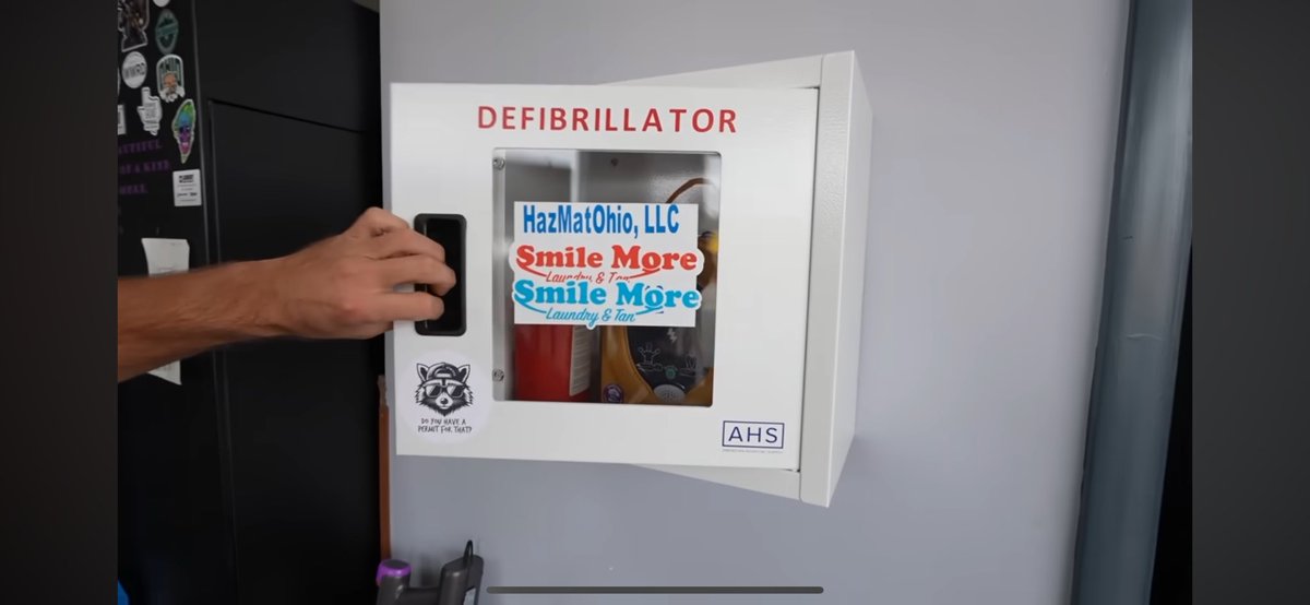 OhioHaz's tweet photo. Thank you to @RomanAtwood  for sharing or AED box in your video today.  It means a lot us!  We are always here if you need us! https://t.co/RS9xq0M4eC