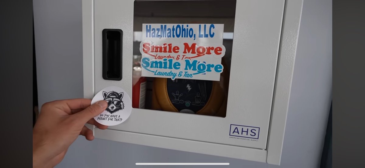 OhioHaz's tweet photo. Thank you to @RomanAtwood  for sharing or AED box in your video today.  It means a lot us!  We are always here if you need us! https://t.co/RS9xq0M4eC