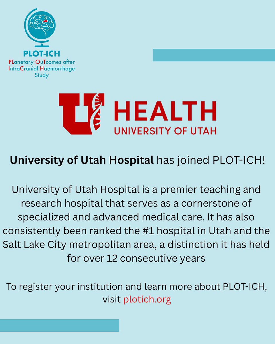 PLOT-ICH Study tweet media