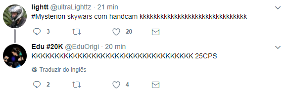 Quando postei um vídeo fazendo 25 CPS