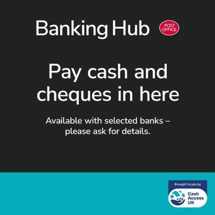 Have you received a compensation Welsh Water cheque? 💵​
​
We've got you covered! Please ask in-branch for details on supported banks. ​

#BankingHub #postoffice #welshwater