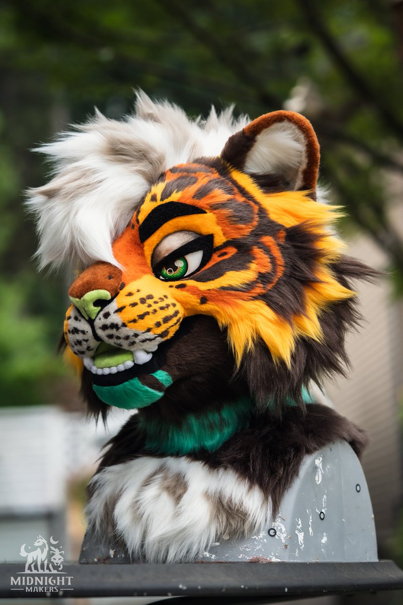 We have a tiger head for sale with options to upgrade to a fullsuit if desired!

If you're interested in making an offer on this suit head, join our channel! More info and photos are available there! 🐯