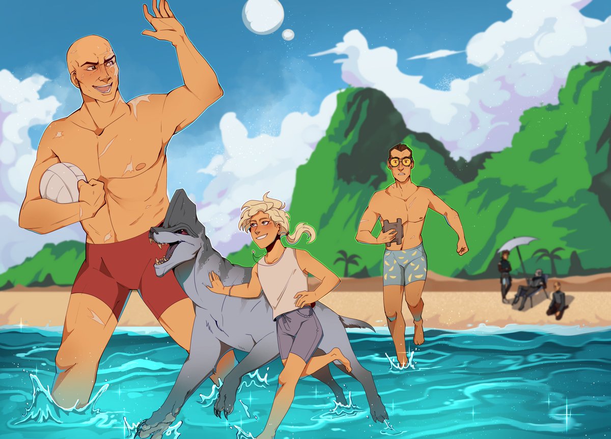 I can finally share the piece I made for <a href="/PabuDaysZine/">Pabu Days: A Bad Batch Zine</a>! 🫶 I had so much fun with this piece! It was a joy to draw them,,

[The Bad Batch]